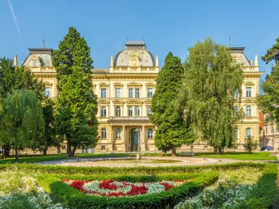 View at the University building of Maribor - Slovenia